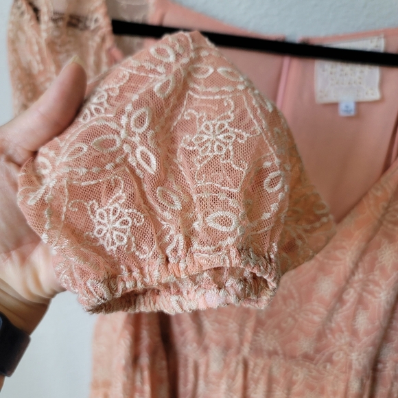 Johnny Was Jade Chelly Tiered Embroidered Dress, Size XLarge, Color Clay - Picture 8 of 14